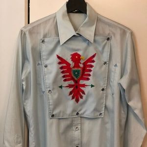 Manuel L/S Pearl Snap with Removable Chest Plate